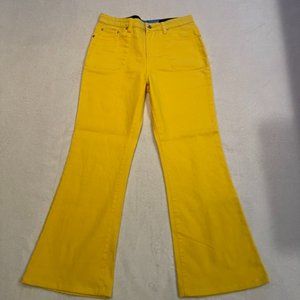 Perfect Yellow 1970s Vintage Bell Bottoms!